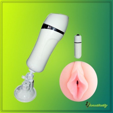 Comfortable Waterproof Hands Free Vibrating Male Stroker MS-038