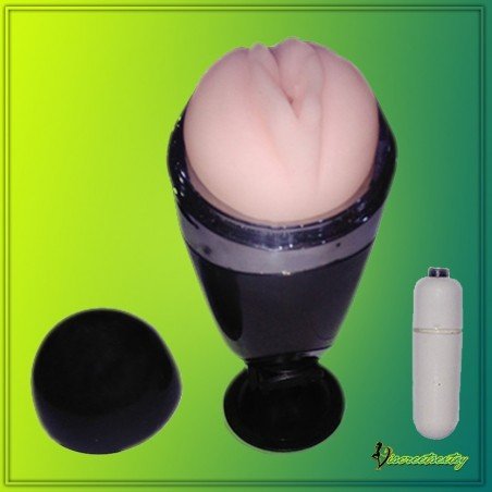 Super Pink Male Vibrating Male Stroker MS-047