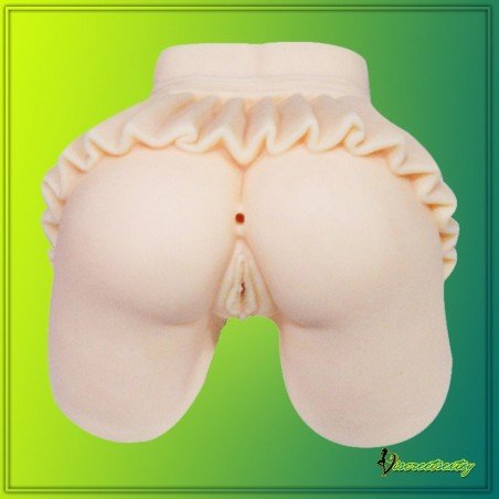 Silicone Mini Skirt Ass & Vagina Masturbator V2 BAV-019