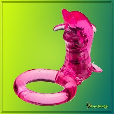 Dolphin Cock Ring Vibrator CR-005