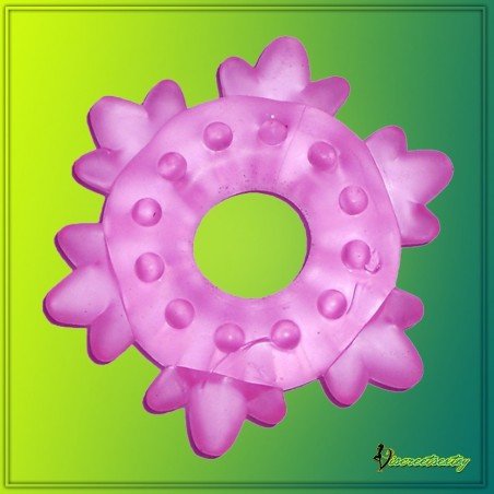 Heavy Cock Ring-Ice Flower CR-006