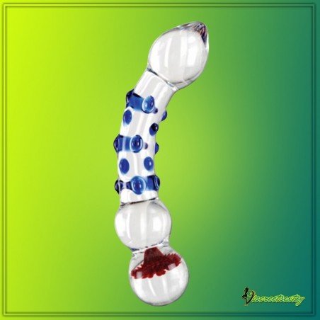 Flower Crystal Glass Dildo Sex Toy GD-003