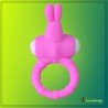 Rabbit Vibrating Penis Ring Blue Lolly CR-018