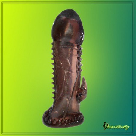 Ultra Flexible soft cock sleeve penis extender PES-017