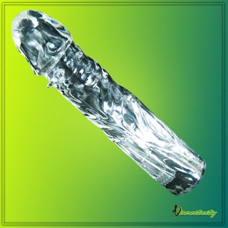 Full Ribbed Crystal Penis Sleeves PES-019
