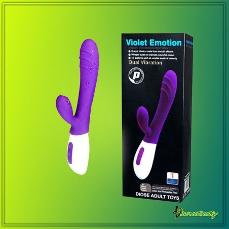 VIOLET EMOTION RABBIT VIBRATOR RV-033
