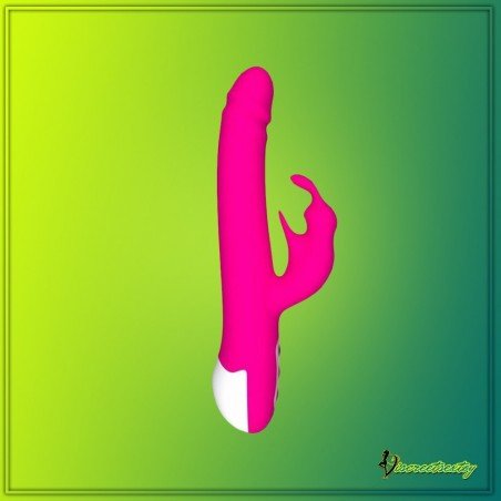 ALVIN ROTARY SILICONE RABBIT VIBRATOR RV-029