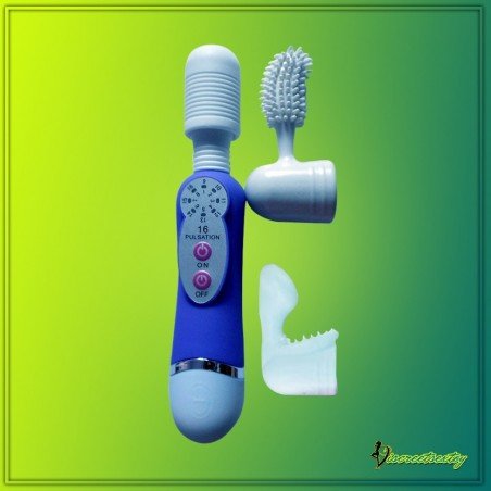 16 Speed Cordlless Magic Wand Massager VM-008