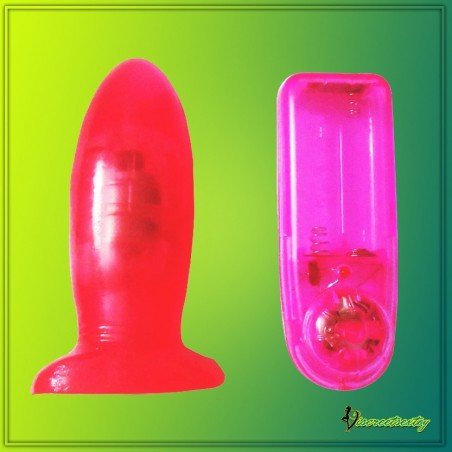 Crystal Anal Butt Plug Vibrating AD-013