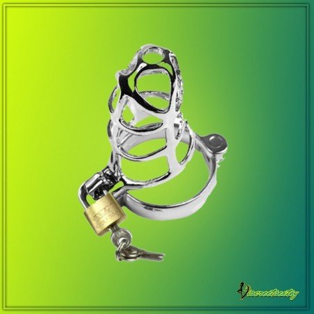 Chastity Steel Lock Device for Men BDSM-010