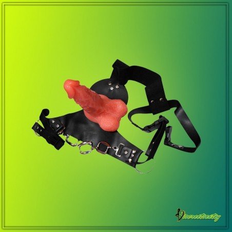 Vibrating Realistic Straps On Dildo SO-017