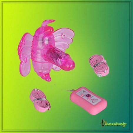 Butterfly Remote Control Strap On Vibrator SO-009