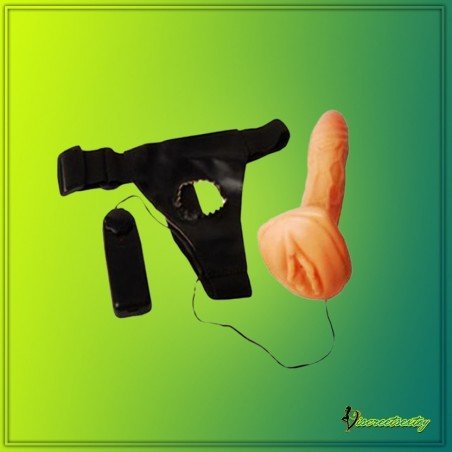 Strap On - Vibrating with Attached Vagina SO-005